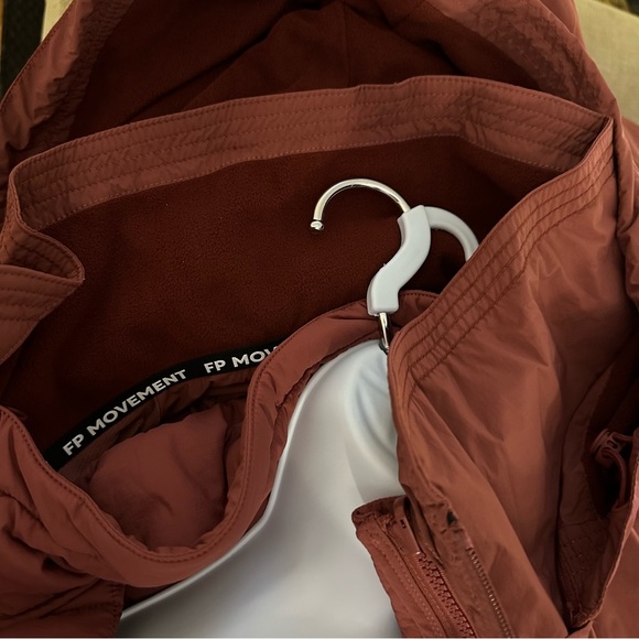 FP Movement by Free People Shred It 5-in-1 Hooded Jacket Medium Color Red - Picture 10 of 12